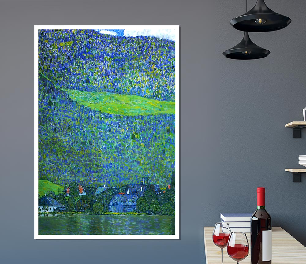 Klimt Unterach At The Attersee Print Poster Wall Art