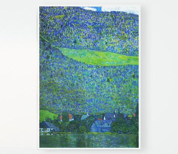 Klimt Unterach At The Attersee Print Poster Wall Art