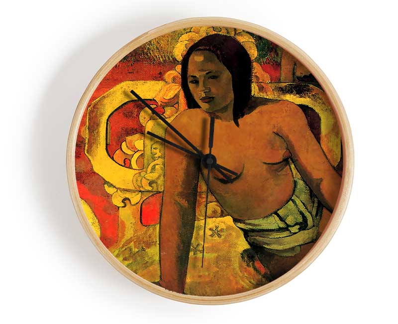 Gauguin Vairumati Clock - Wallart-Direct UK