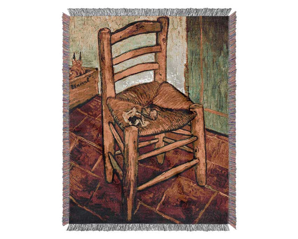 Van Gogh Chair Woven Blanket