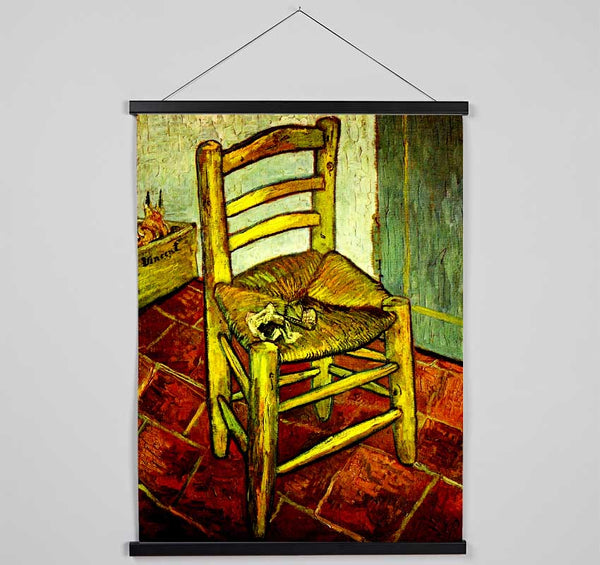 Van Gogh Chair Hanging Poster - Wallart-Direct UK