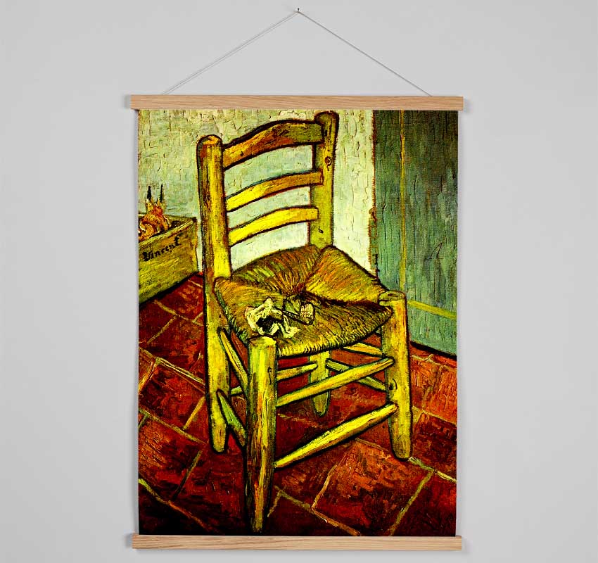 Van Gogh Chair Hanging Poster - Wallart-Direct UK