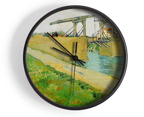 Van Gogh The Langlois Bridge Clock - Wallart-Direct UK