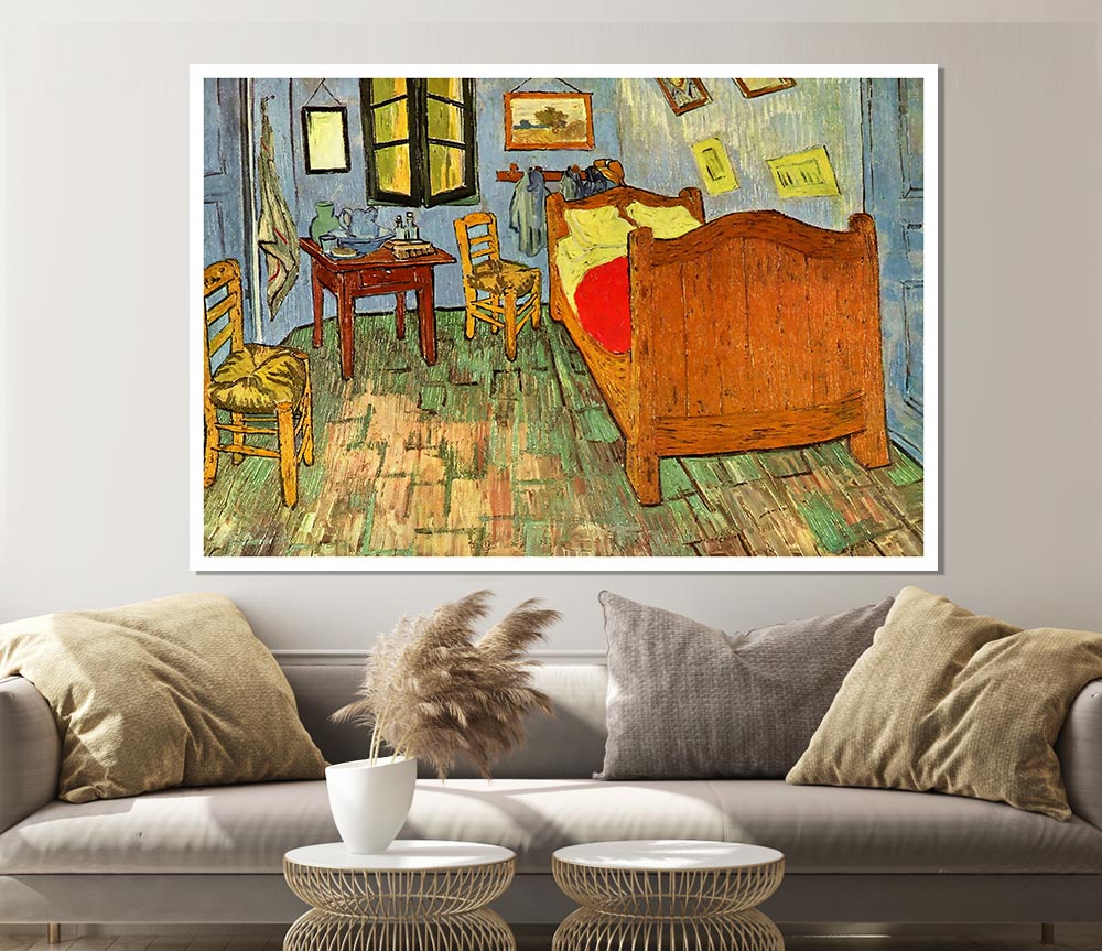 Van Goghs Bedroom By Van Gogh Print Poster Wall Art