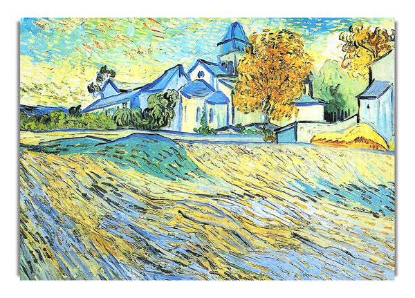 View Of The Church Of Saint Paul De Mausole By Van Gogh