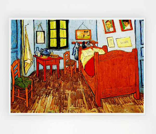 Vincent Van Gogh His Bedroom 4 Print Poster Wall Art