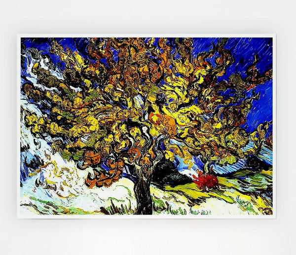 Vincent Van Gogh The Mulberry Tree Print Poster Wall Art