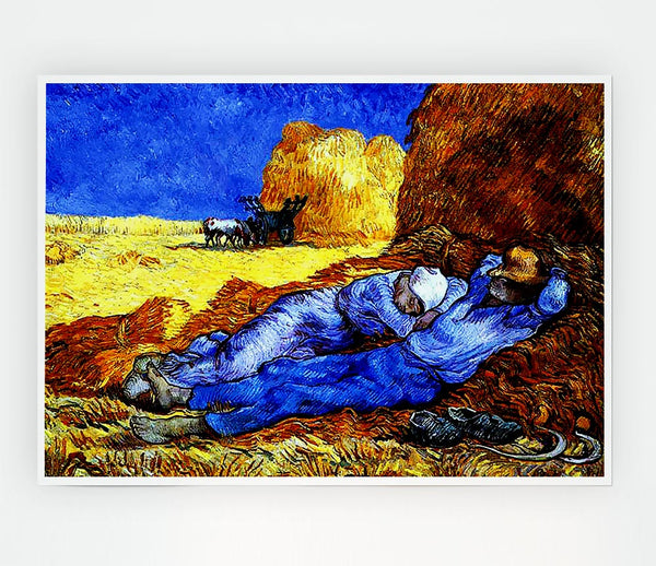 Vincent Van Gogh Time Of Work Print Poster Wall Art