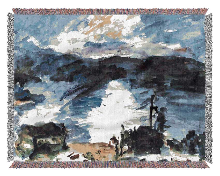 Lovis Corinth Walchensee 4 Woven Blanket