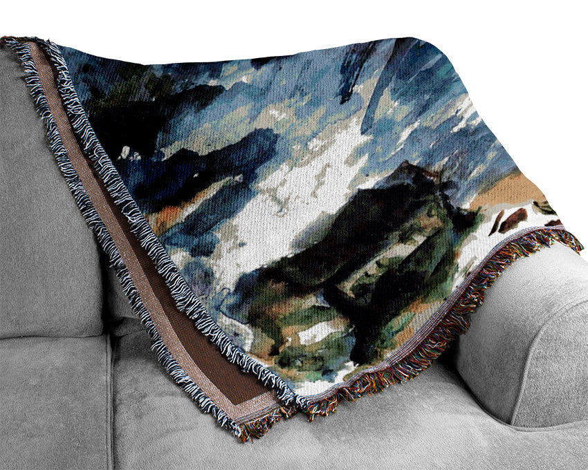 Lovis Corinth Walchensee 4 Woven Blanket