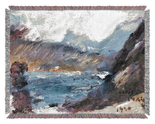 Lovis Corinth Walchensee 8 Woven Blanket