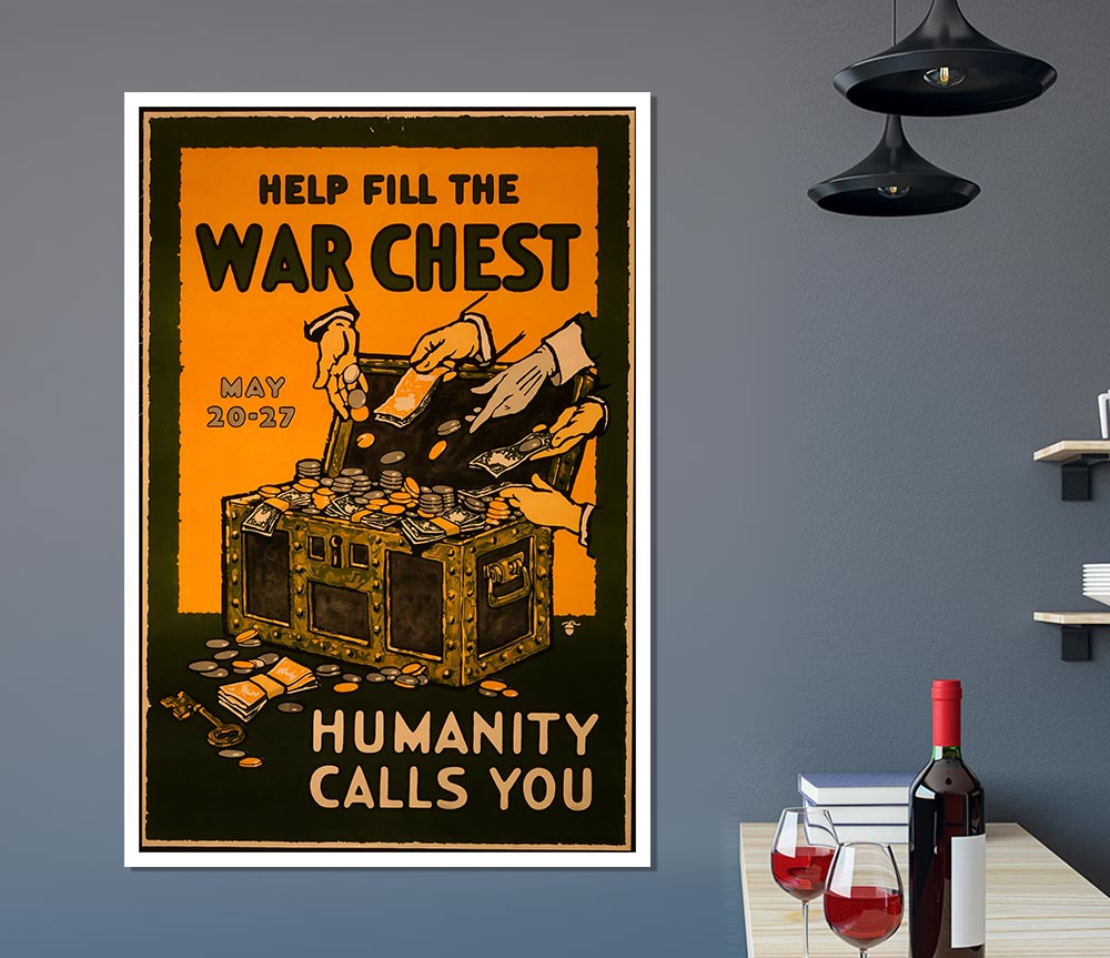 War Chest Print Poster Wall Art