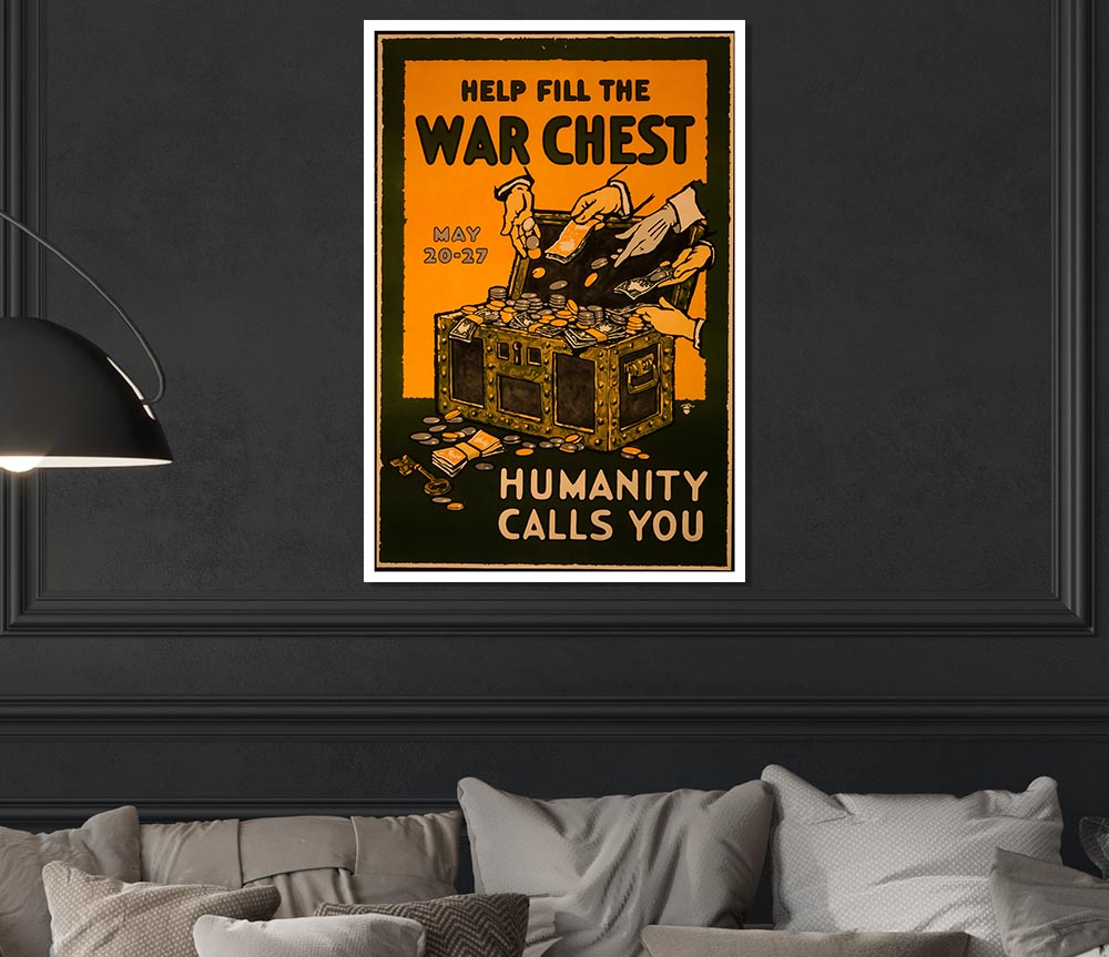 War Chest Print Poster Wall Art