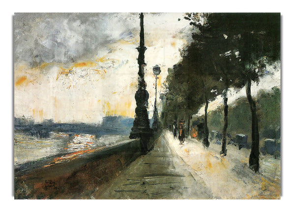 Waterloo Bridge In The Sun By Lesser Ury