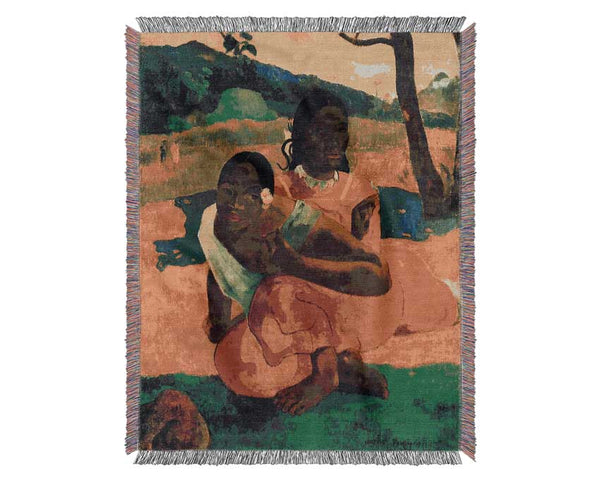 Gauguin When You Hear Woven Blanket