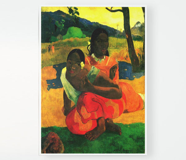 Gauguin When You Hear Print Poster Wall Art