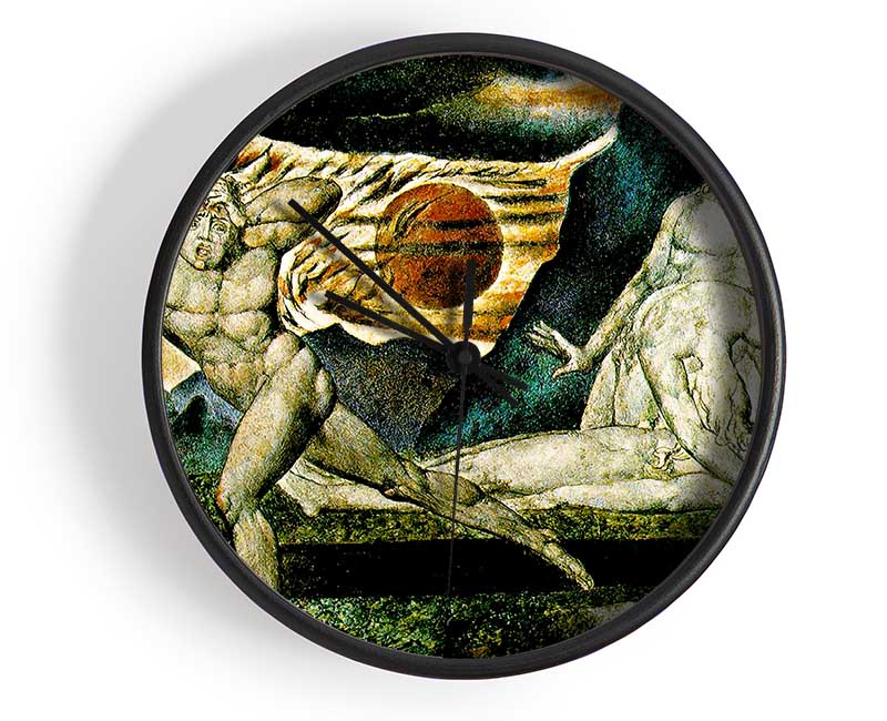 William Blake The Body Of Abel Clock - Wallart-Direct UK