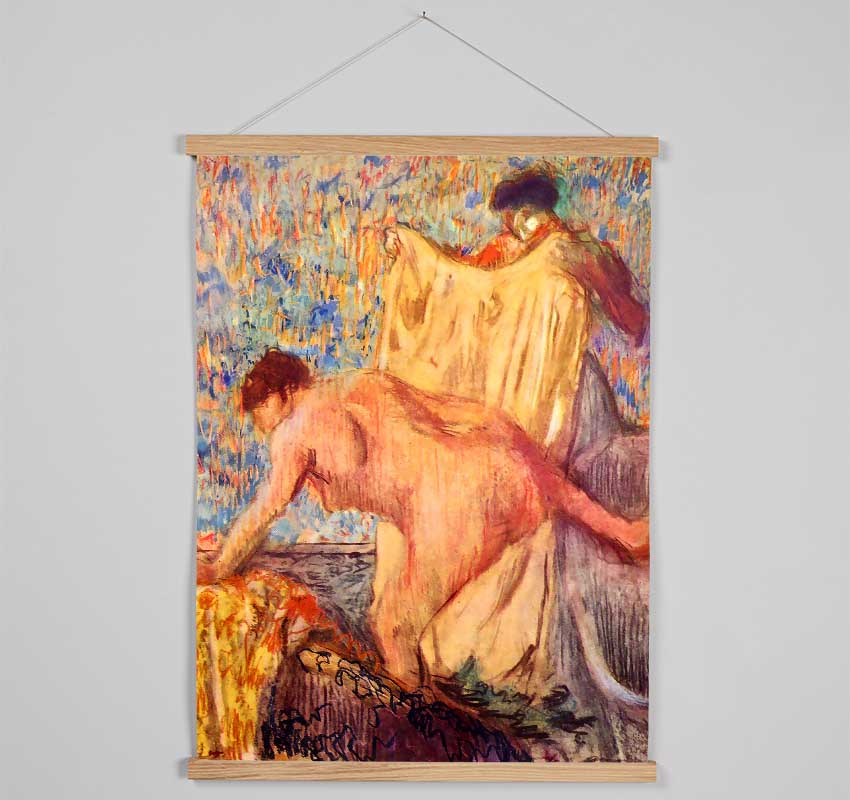 Degas Withdrawing From The Bathtub Hanging Poster - Wallart-Direct UK