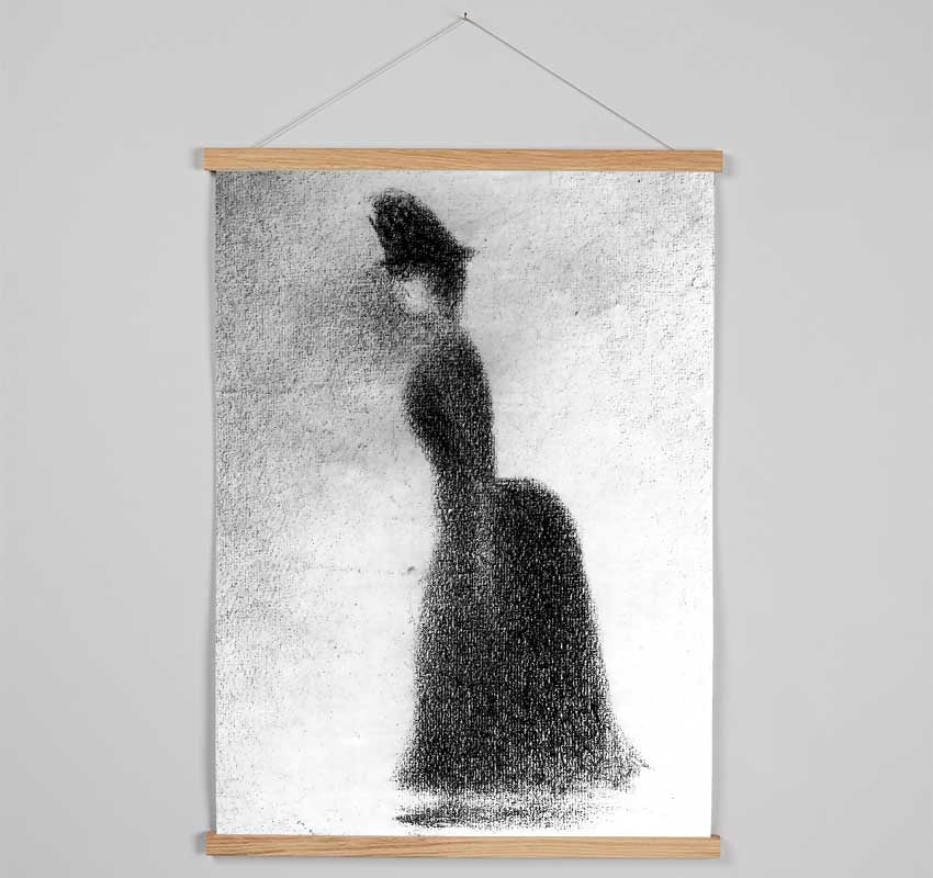 Seurat Woman Hanging Poster - Wallart-Direct UK