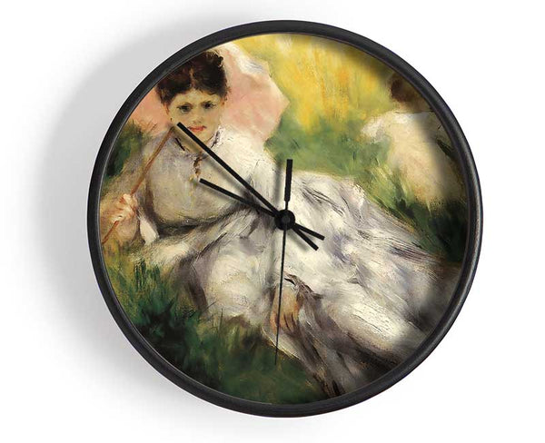 Renoir Woman With Parasol Clock - Wallart-Direct UK