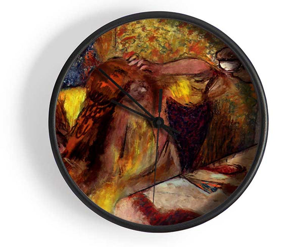 Degas Women At The Toilet 1 Clock - Wallart-Direct UK