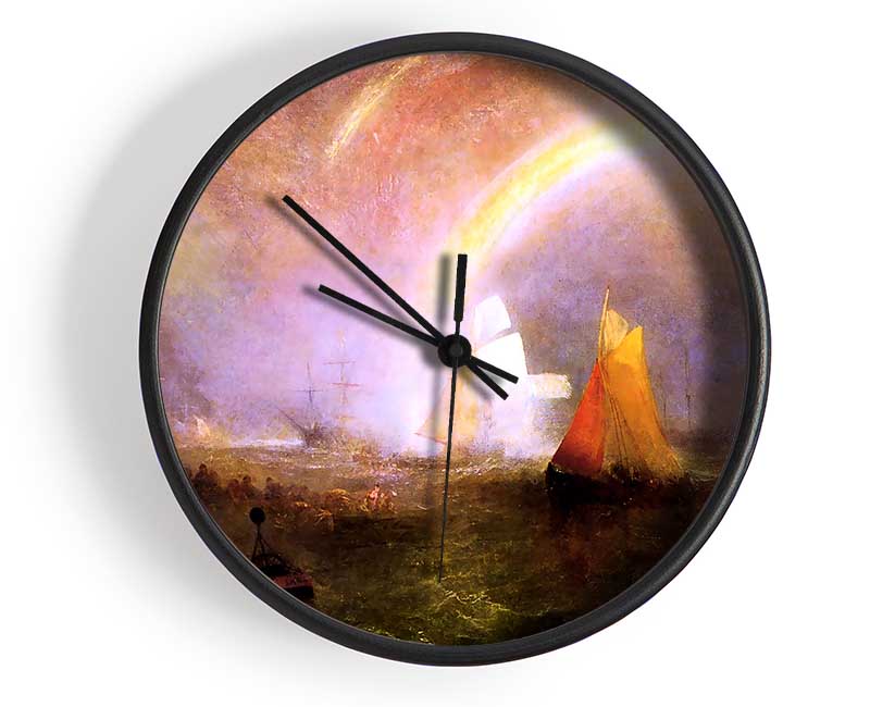 Joseph Mallord Turner Wrecked Bouys Clock - Wallart-Direct UK