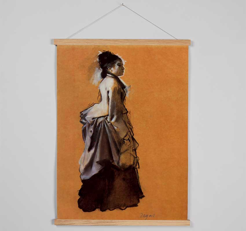 Degas Young Lady In The Road Costume Hanging Poster - Wallart-Direct UK