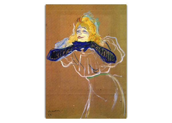 Yvette Guilbert Sings By Toulouse Lautrec