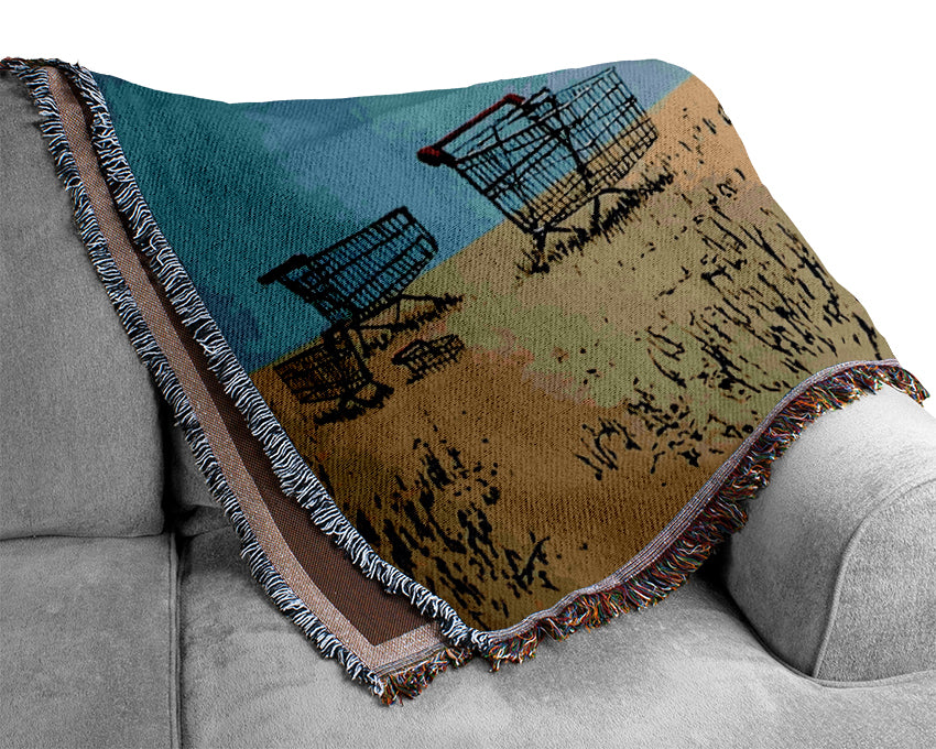 Trolley Hunters Woven Blanket