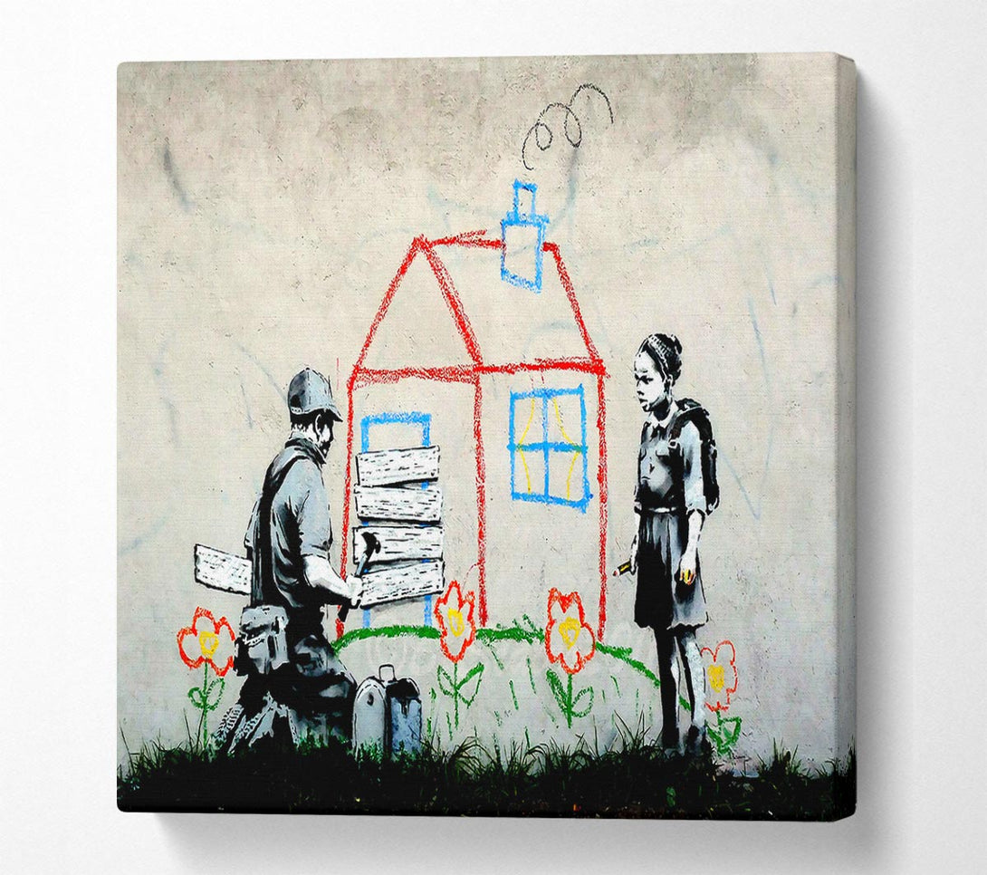 Picture of Volunteers Square Canvas Wall Art