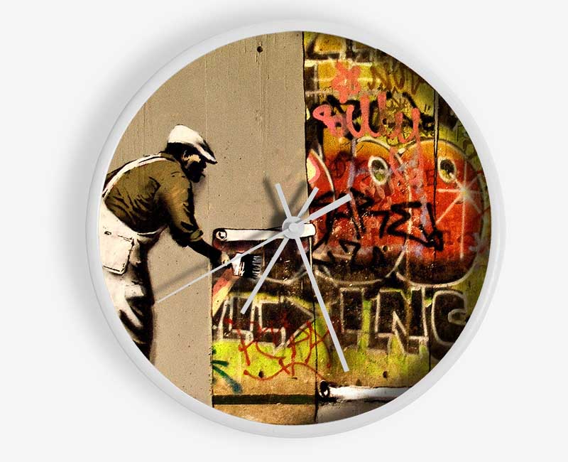 Wall Paper Clock - Wallart-Direct UK