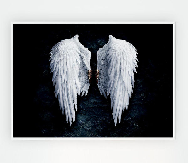 Angel Wings Print Poster Wall Art