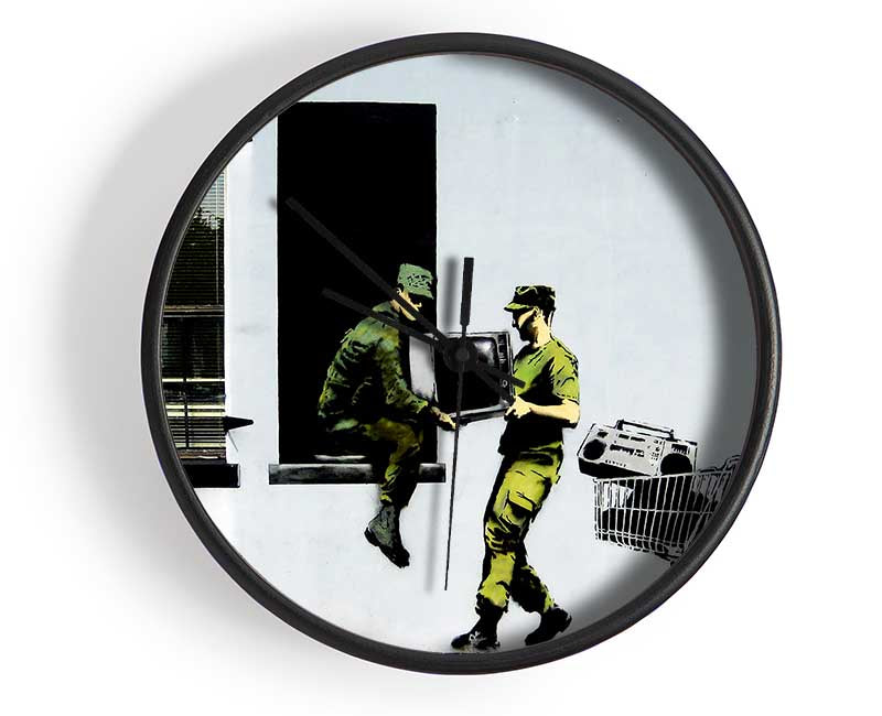 Army Heist Clock - Wallart-Direct UK