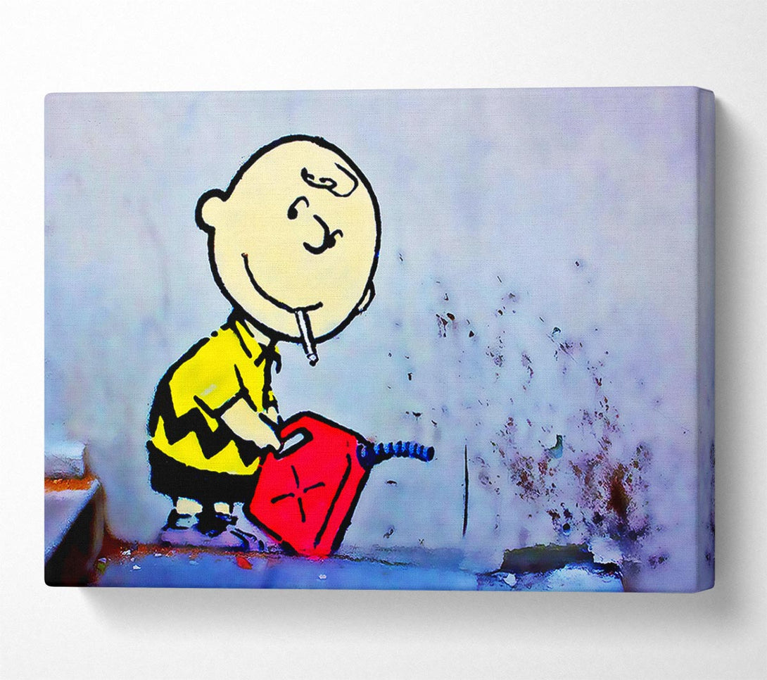 Picture of Bad Boy Charlie Canvas Print Wall Art