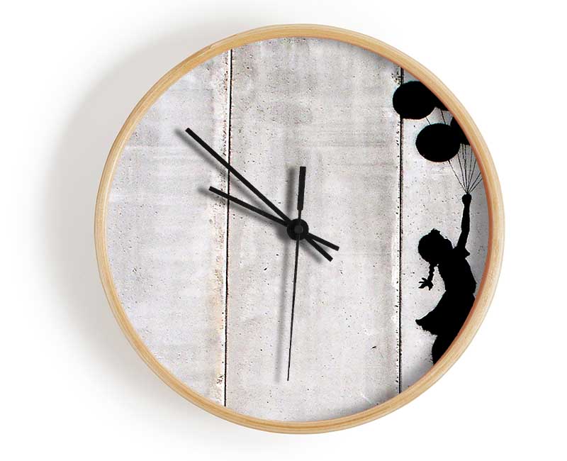 Balloon Girl Fly Clock - Wallart-Direct UK