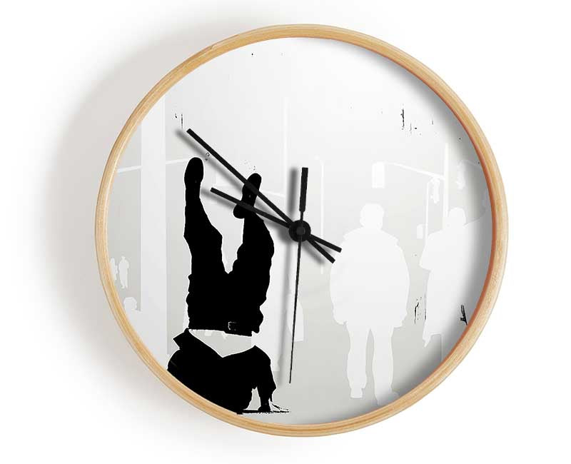 Bankers Head In The Sand Clock - Wallart-Direct UK