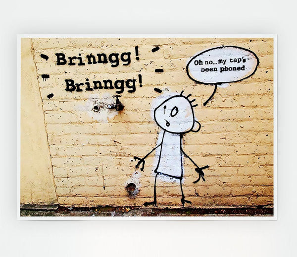 Brinngg Brinngg Print Poster Wall Art