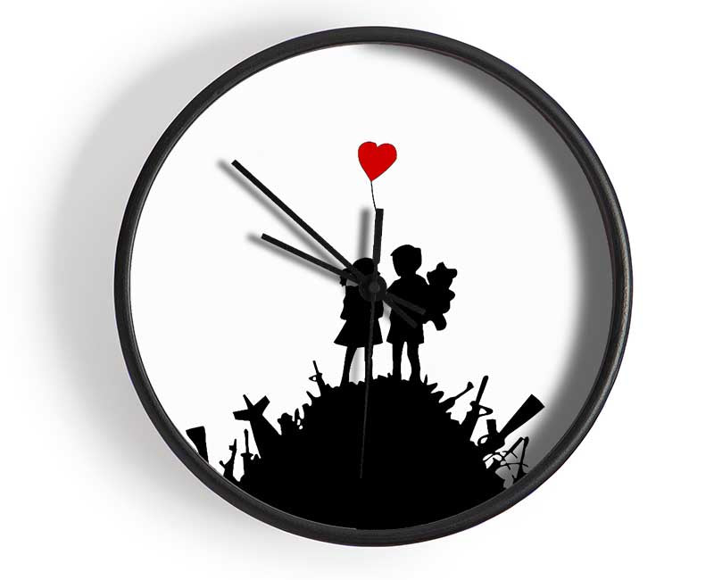 Childs Love War Clock - Wallart-Direct UK