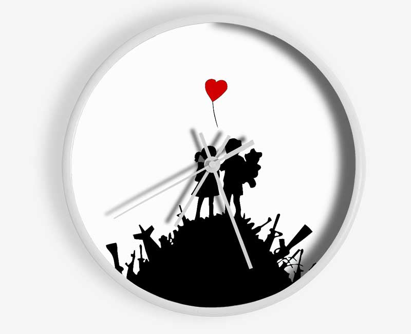 Childs Love War Clock - Wallart-Direct UK