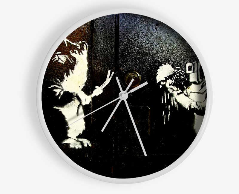 Crooked Rats Clock - Wallart-Direct UK