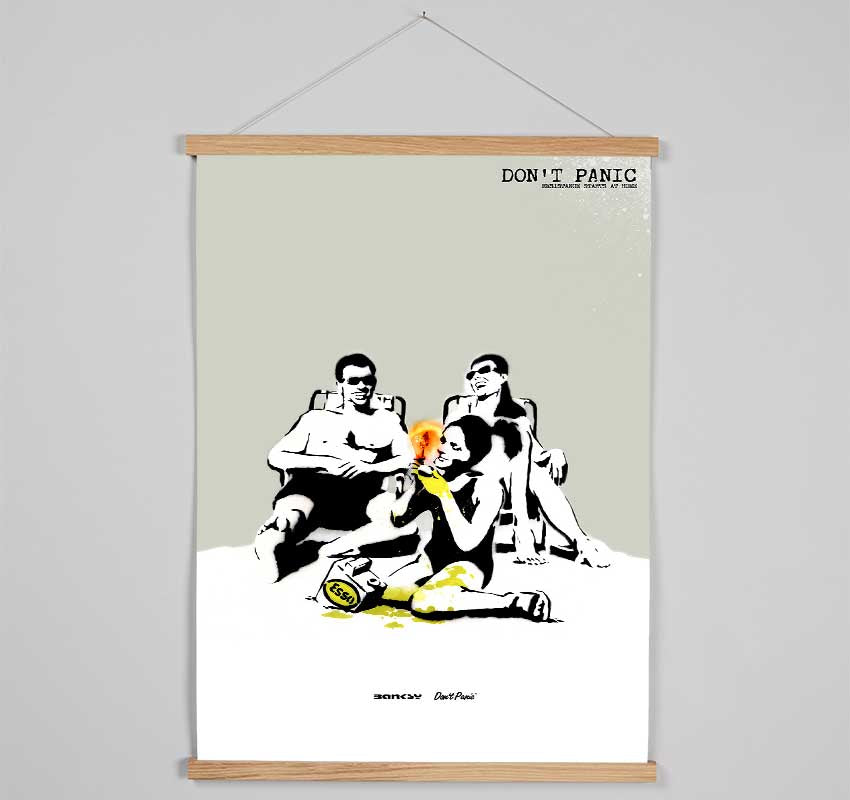 Dont Panic Hanging Poster - Wallart-Direct UK