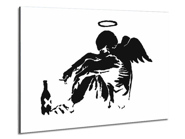 Fallen Angel Black White