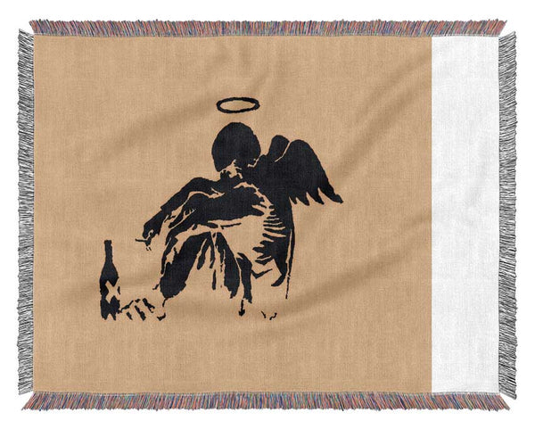 Fallen Angel Lime Woven Blanket