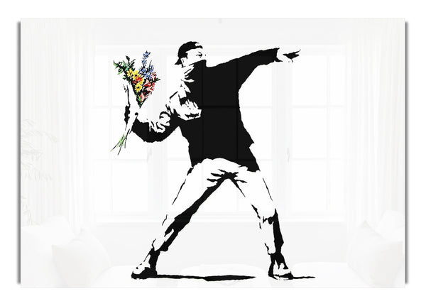 Flower Thrower White