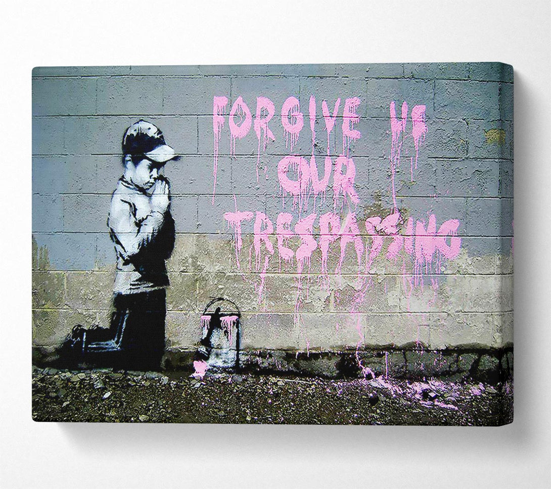 Picture of Forgive Us Our Trespassing Canvas Print Wall Art