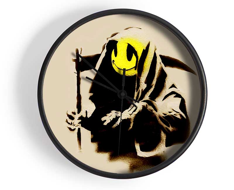 Grim Reaper Beige Clock - Wallart-Direct UK