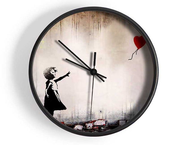 Heart Balloon Clock - Wallart-Direct UK