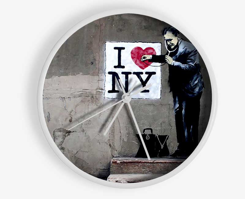 Heart Beat Of New York Clock - Wallart-Direct UK