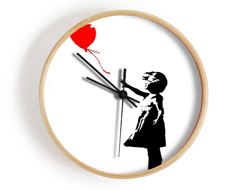 Heart Girl Clock - Wallart-Direct UK