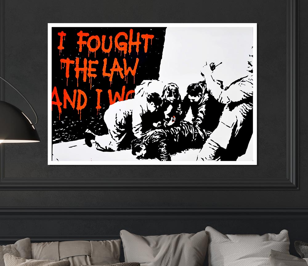 I Fought The War And I Print Poster Wall Art